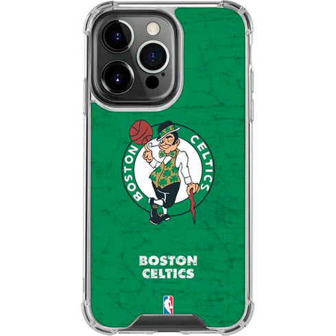 NBA Boston Celtics Green Primary Logo iPhone 16 Pro Clear Case